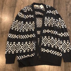 Aztec printed Cardigan